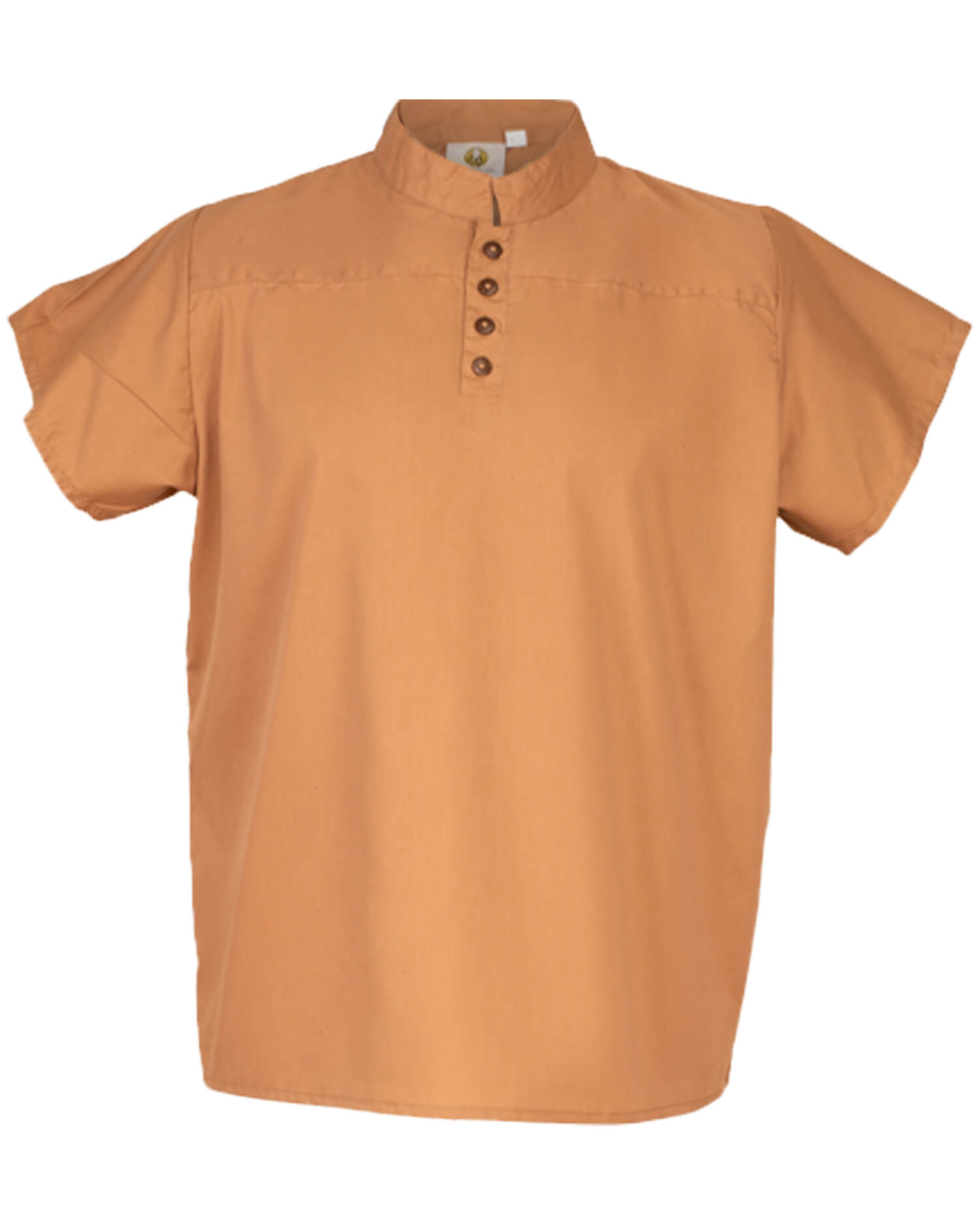 Bartold Hemd kurzarm leichte Baumwolle sand XL