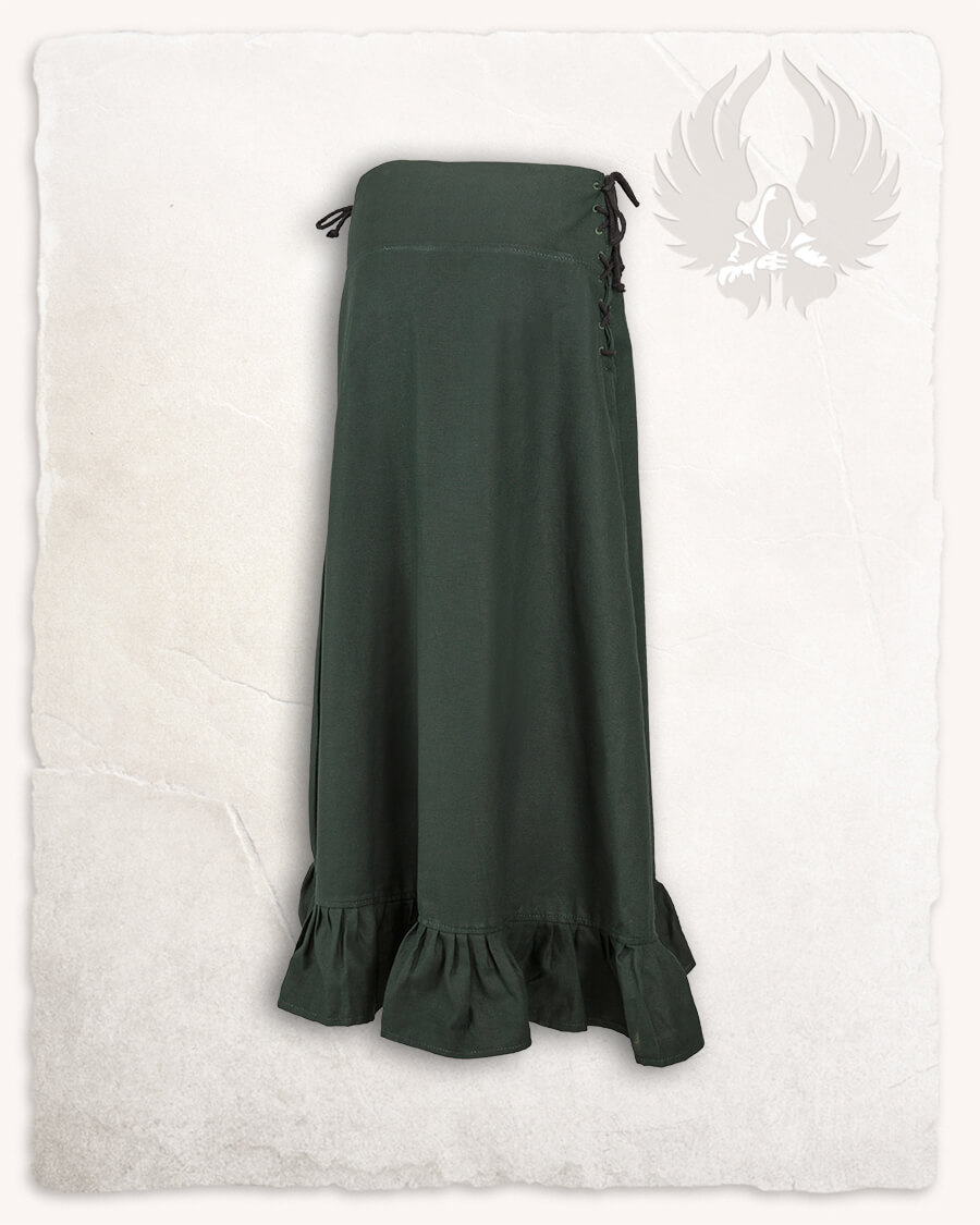 Nelly skirt sail cloth green