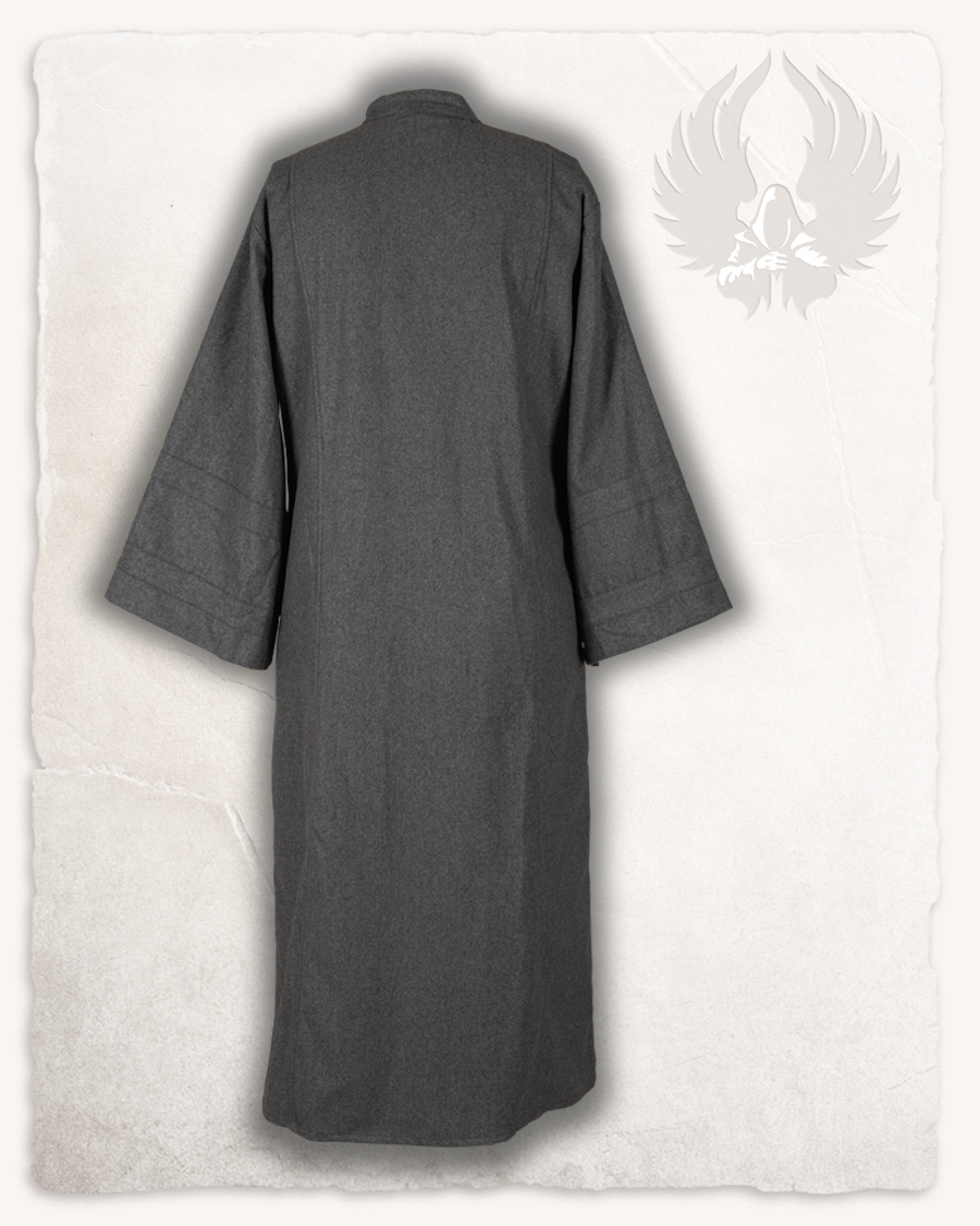 Oberon robe wool grey