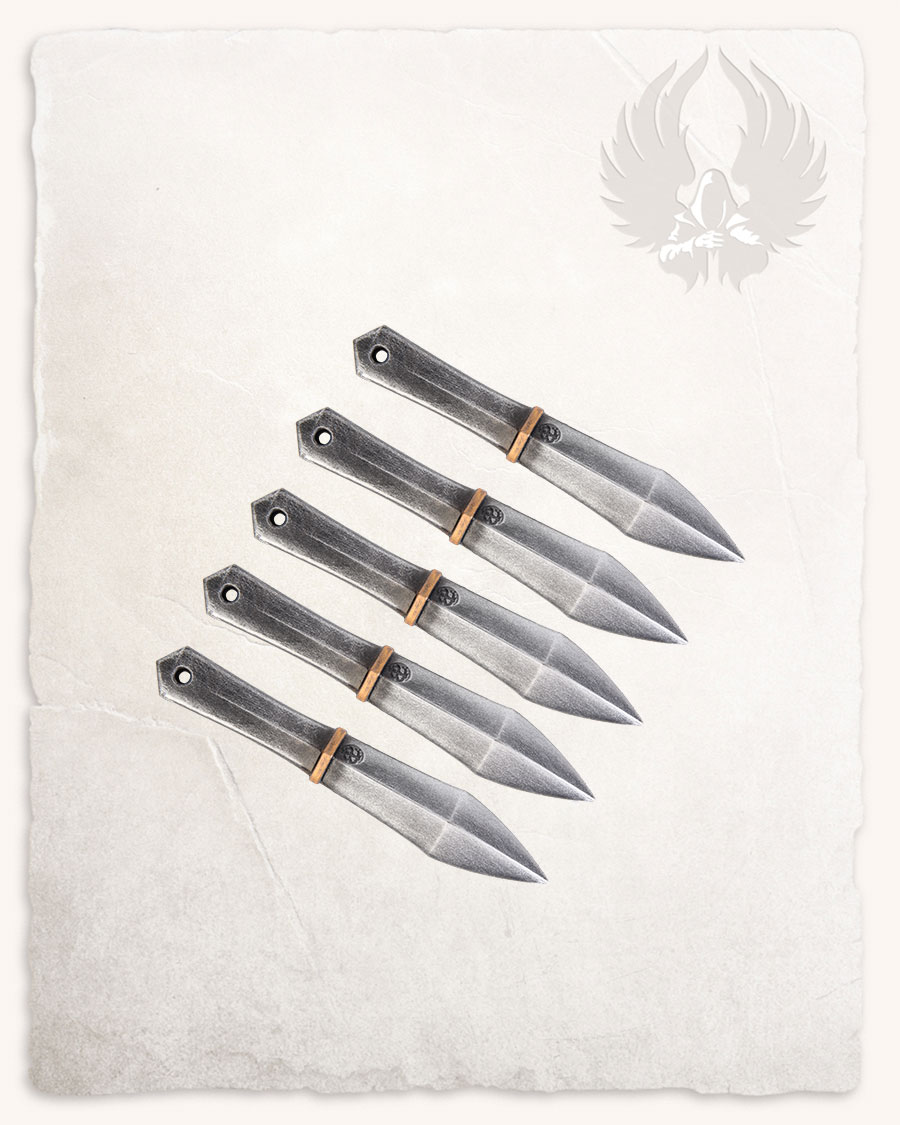 Silas throwing dagger deluxe, set of 5