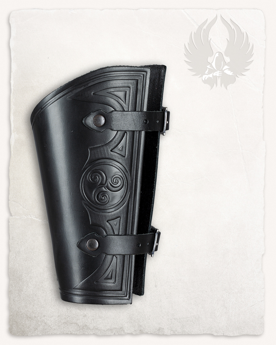 Artemis Bogenschützen Armschutz celtic groß schwarz