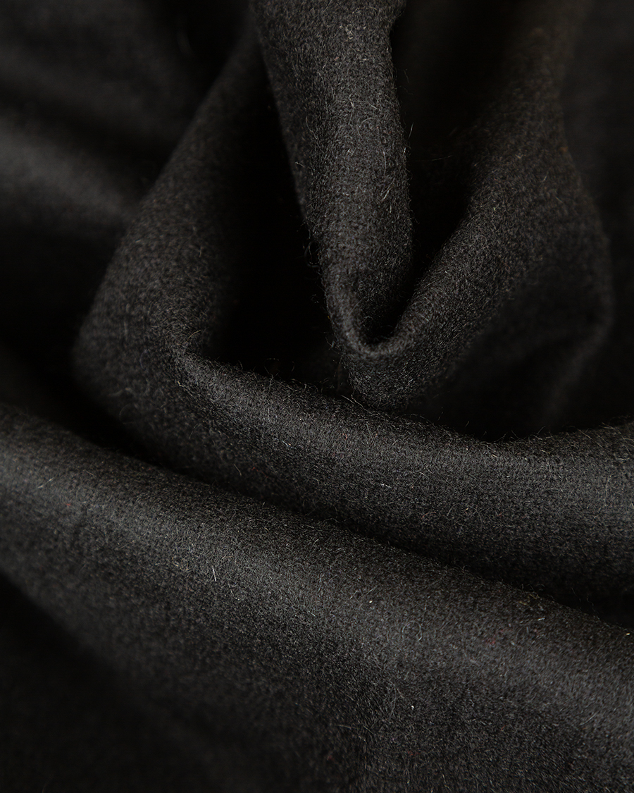 Wool fabric 380g/m² black