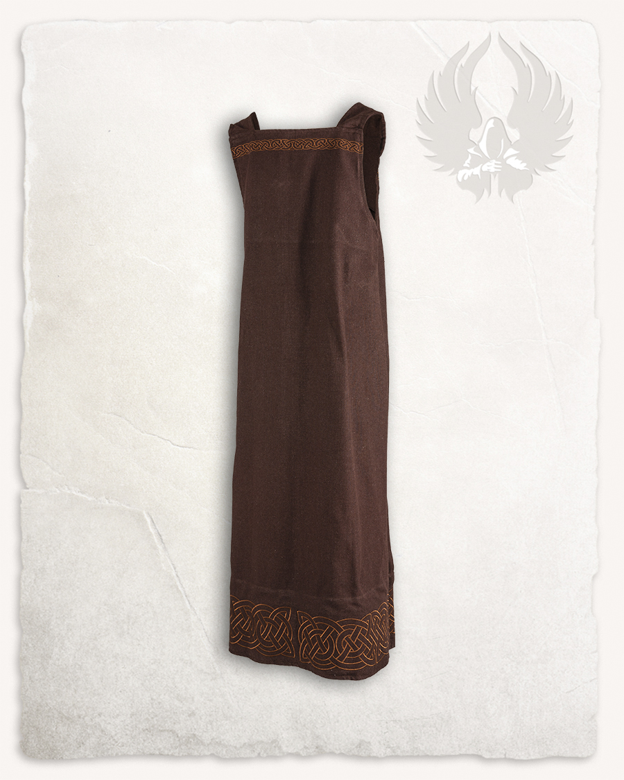 Alva apron dress brown