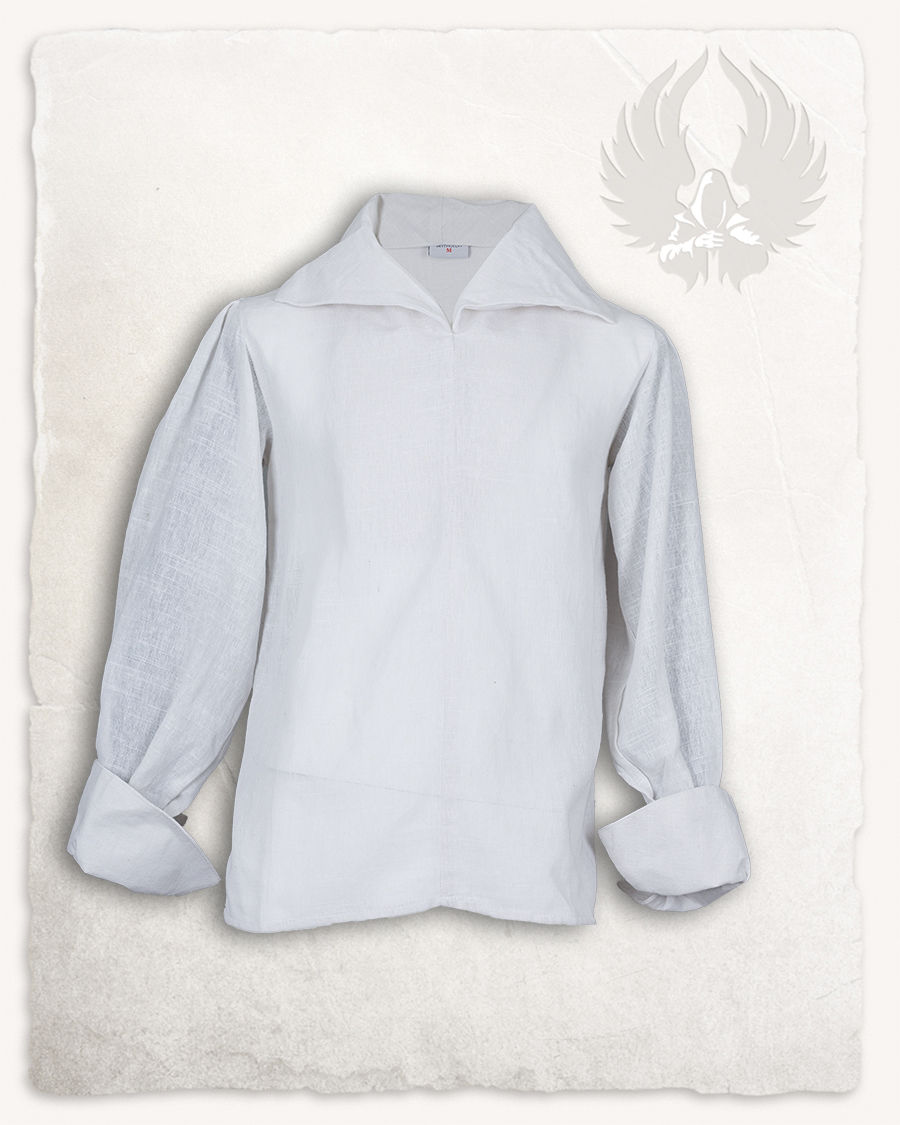 Umberto - Chemise blanche en lin
