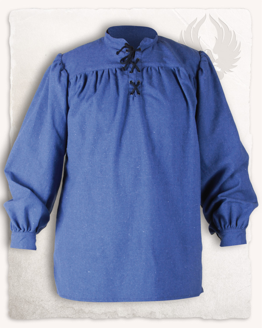 Ansgar shirt canvas blue Discontinued