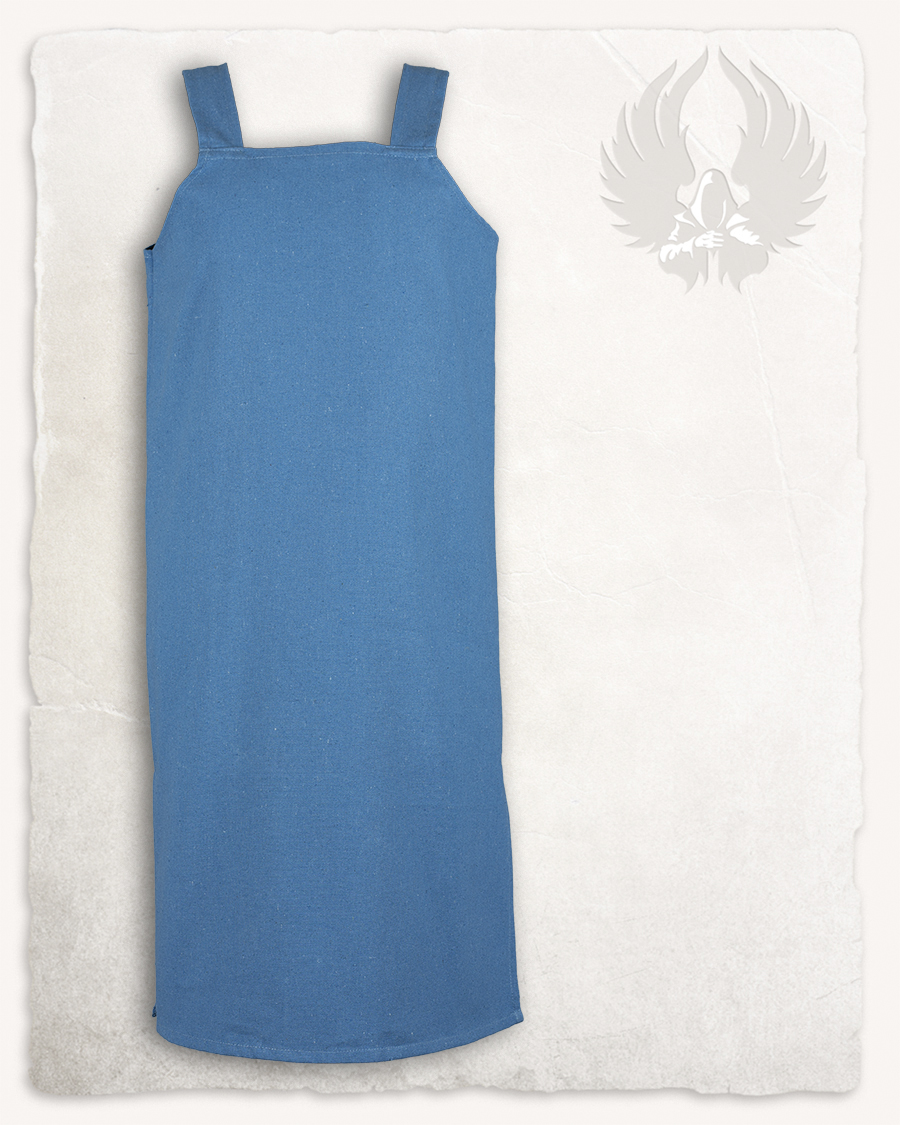 Esther apron dress canvas blue