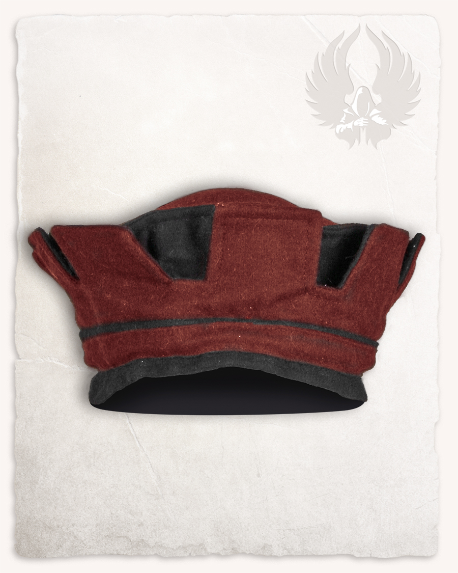 Lorenz - Chapeau noir et rouge pour homme