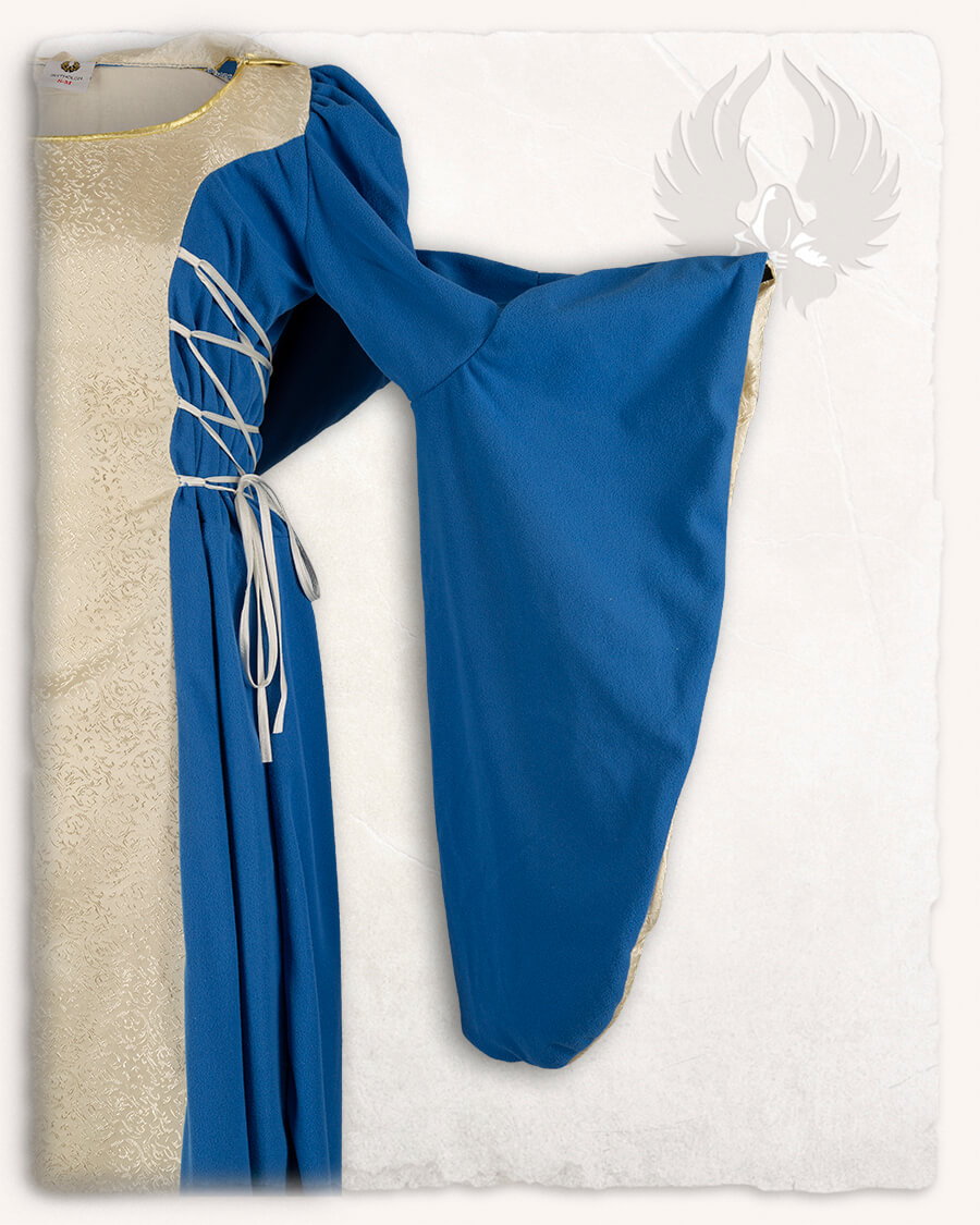 Claire dress royal blue/cream Discontinued