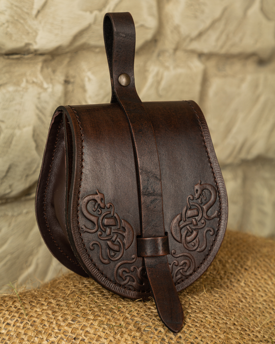 Kattegat Viking belt bag brown
