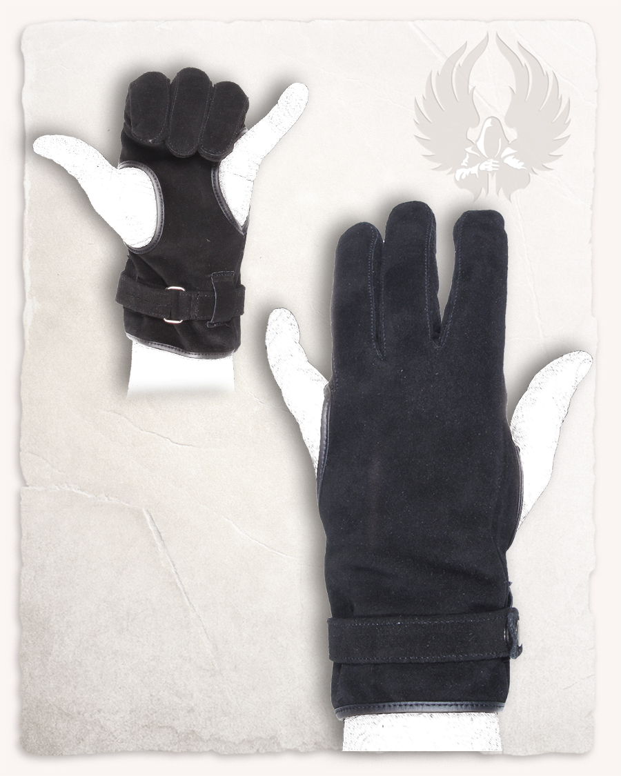 Robin-Bogenschützen-Handschuhe-links-schwarz-S