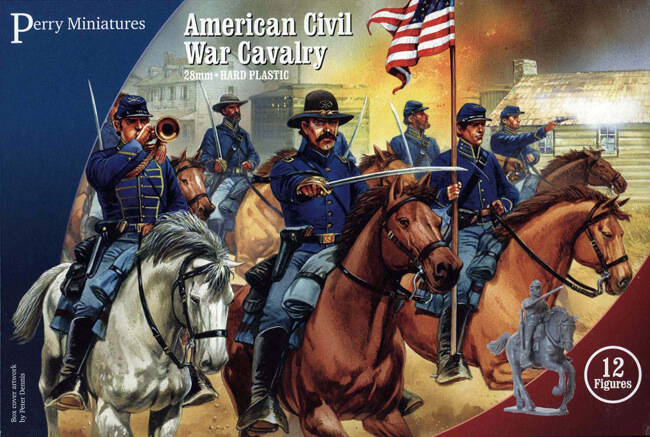 ACW2 Plastic American Civil War Cavalry ( box of 12 figures)