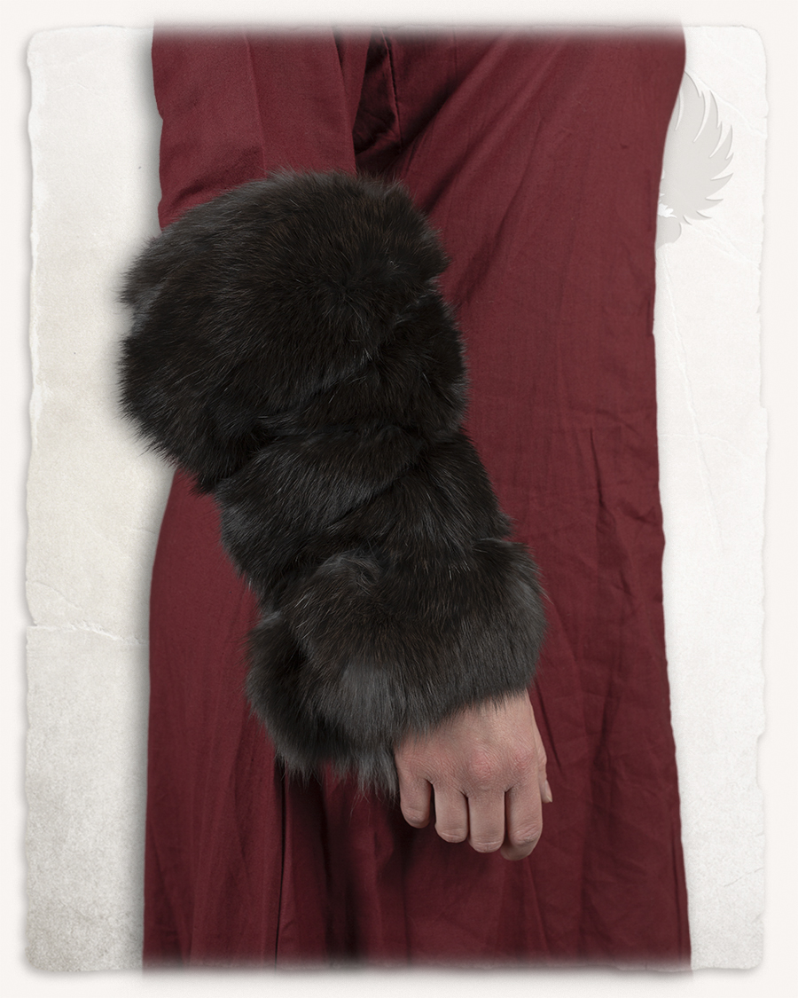 Arm wraps fur Alaska rabbit