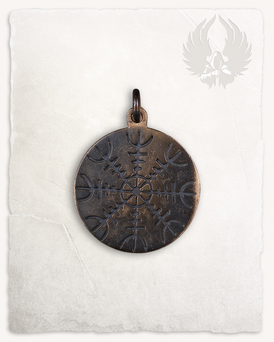 Yrsa - Pendentif runique en bronze