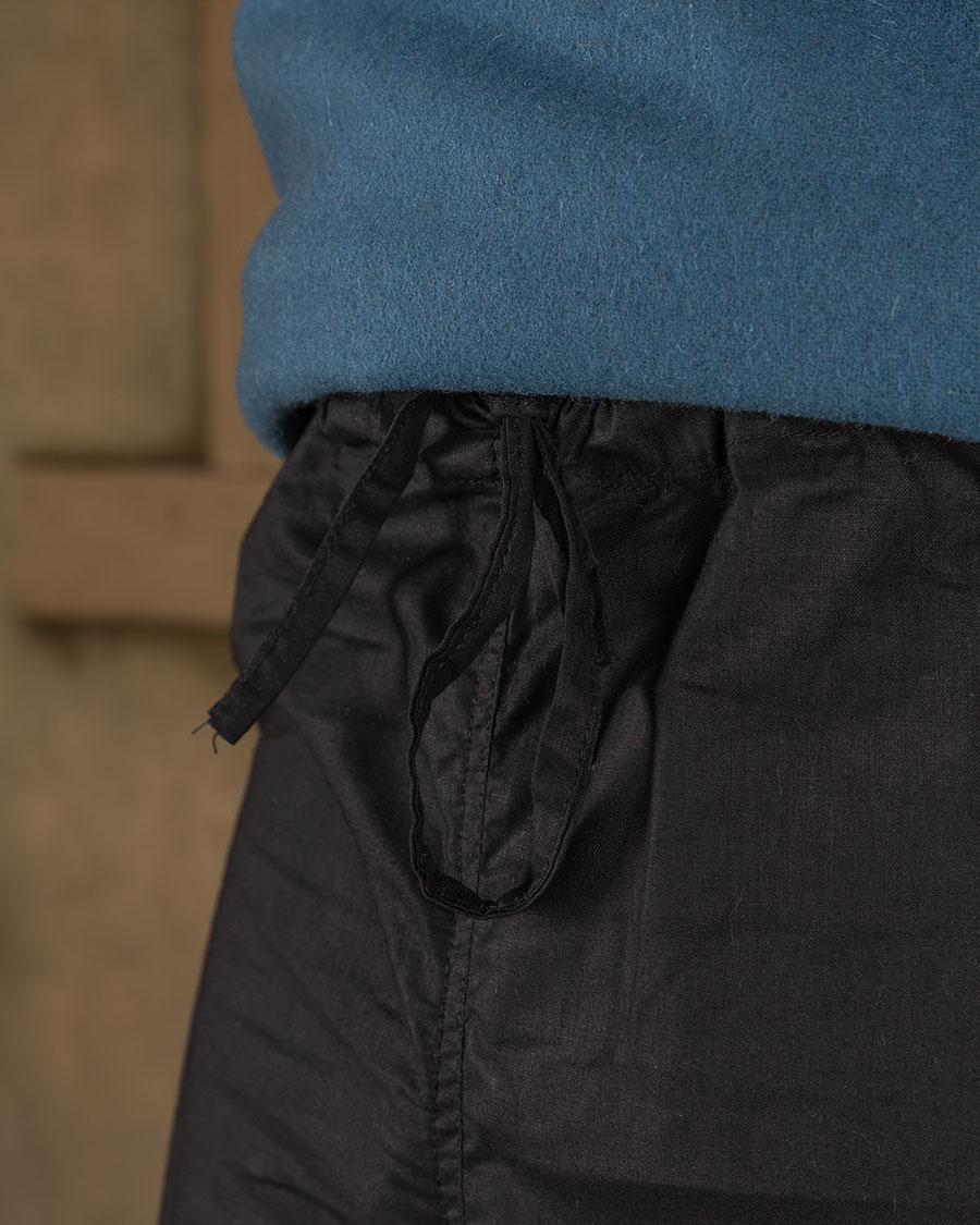 Philipp - Pantalon noir en coton