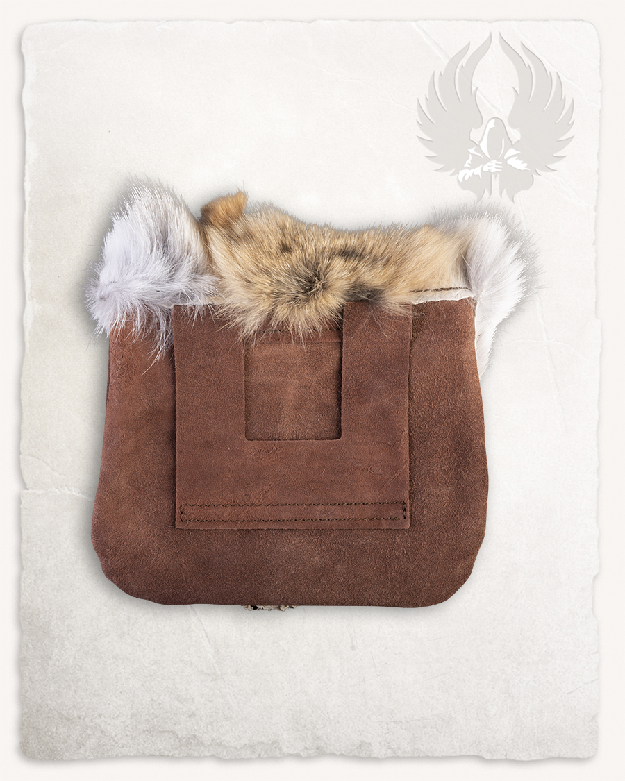 Canis beltbag with fur Kojote brown