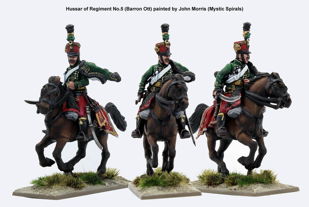 AN 100 Napoleonic Austrian Hussars 1805-15 