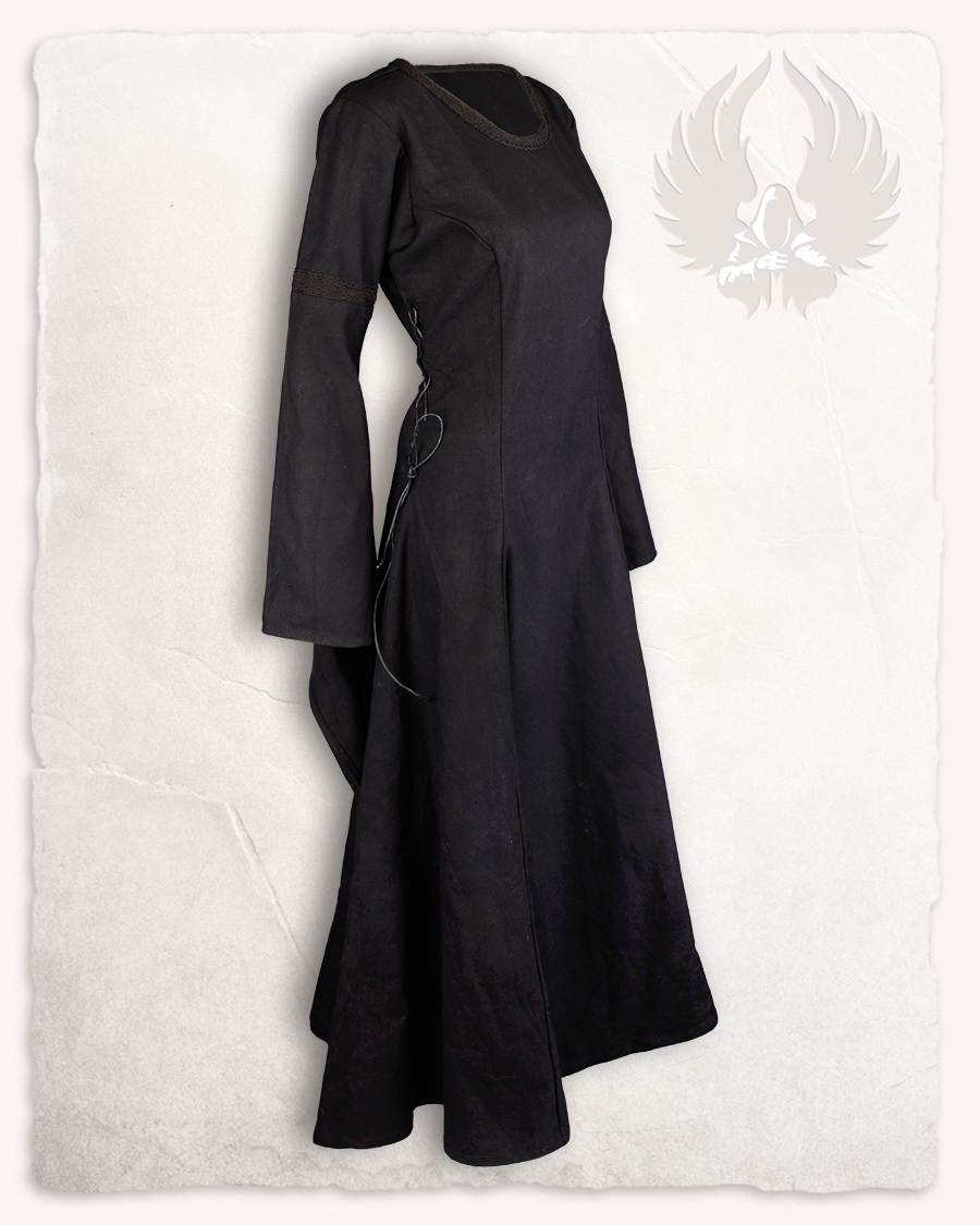 Lenora dress premium canvas black