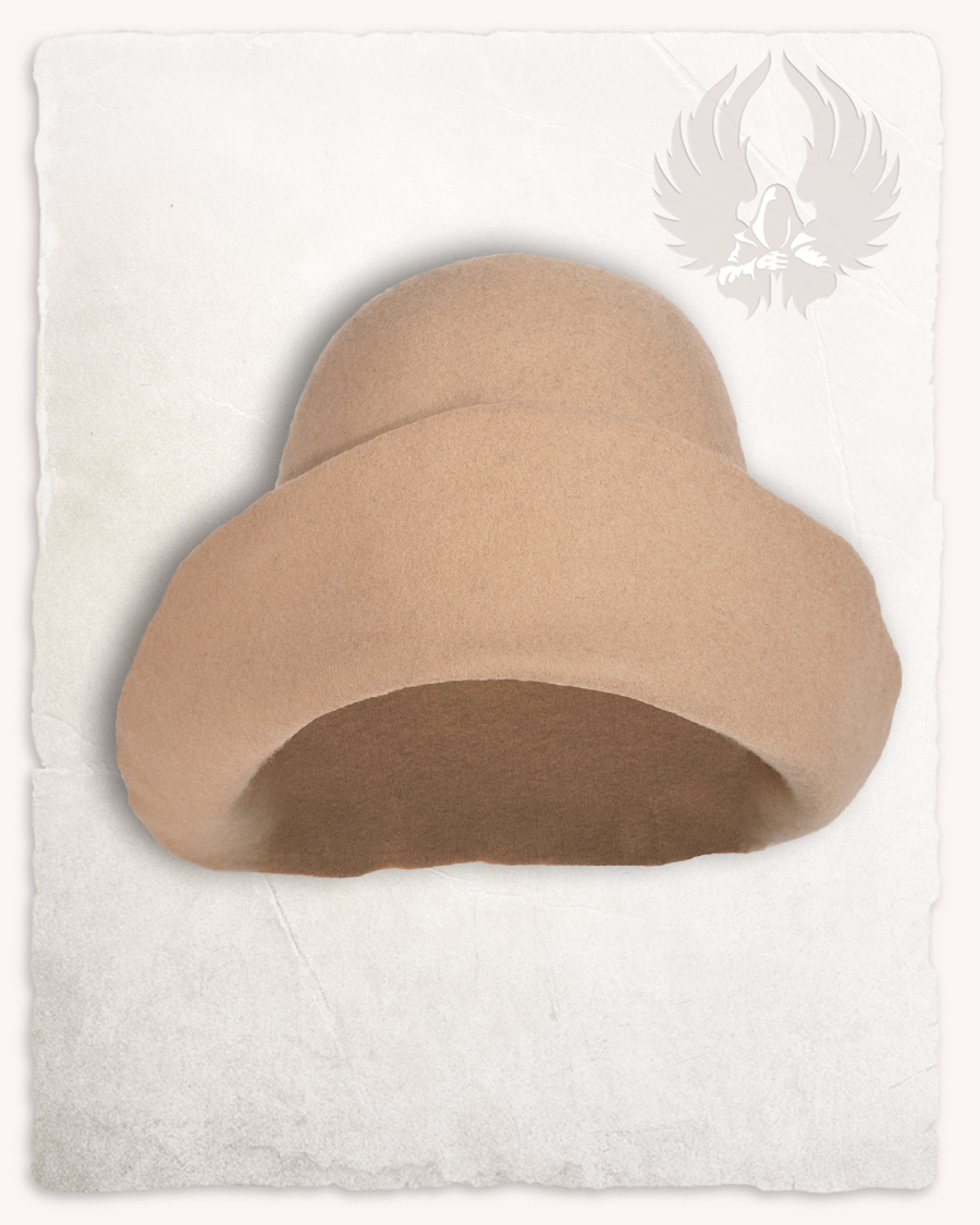 Bruno - Chapeau en feutre blanc crème