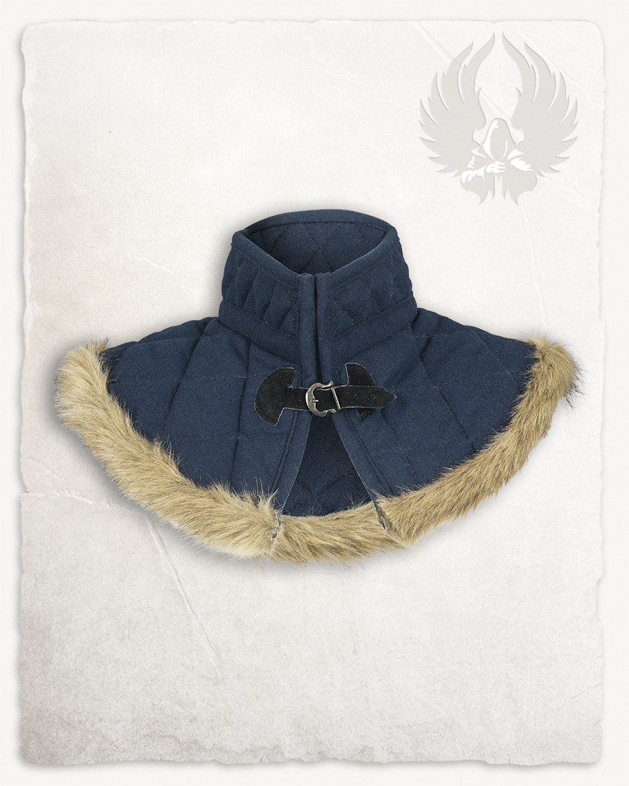 Nimue - Gorgerin bleu en laine - Edition Limitée