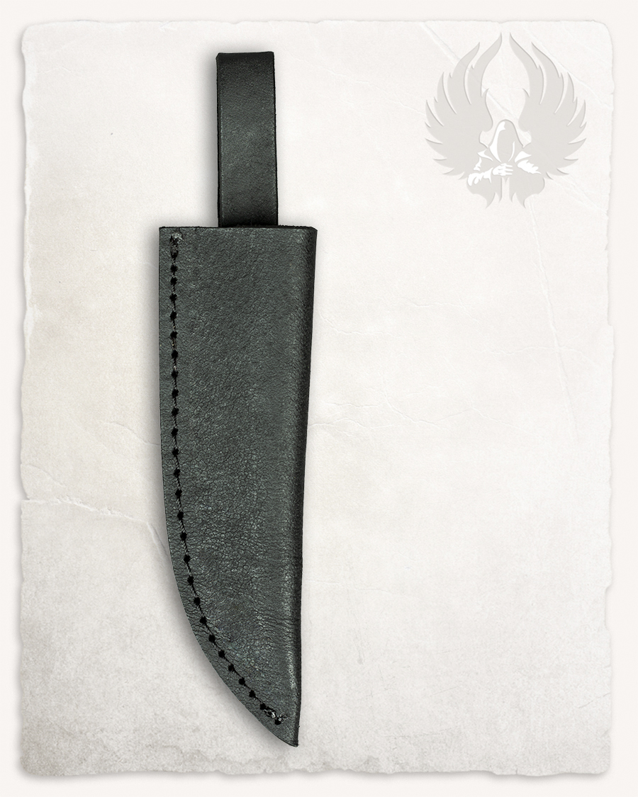 Limm knife leather sheath black