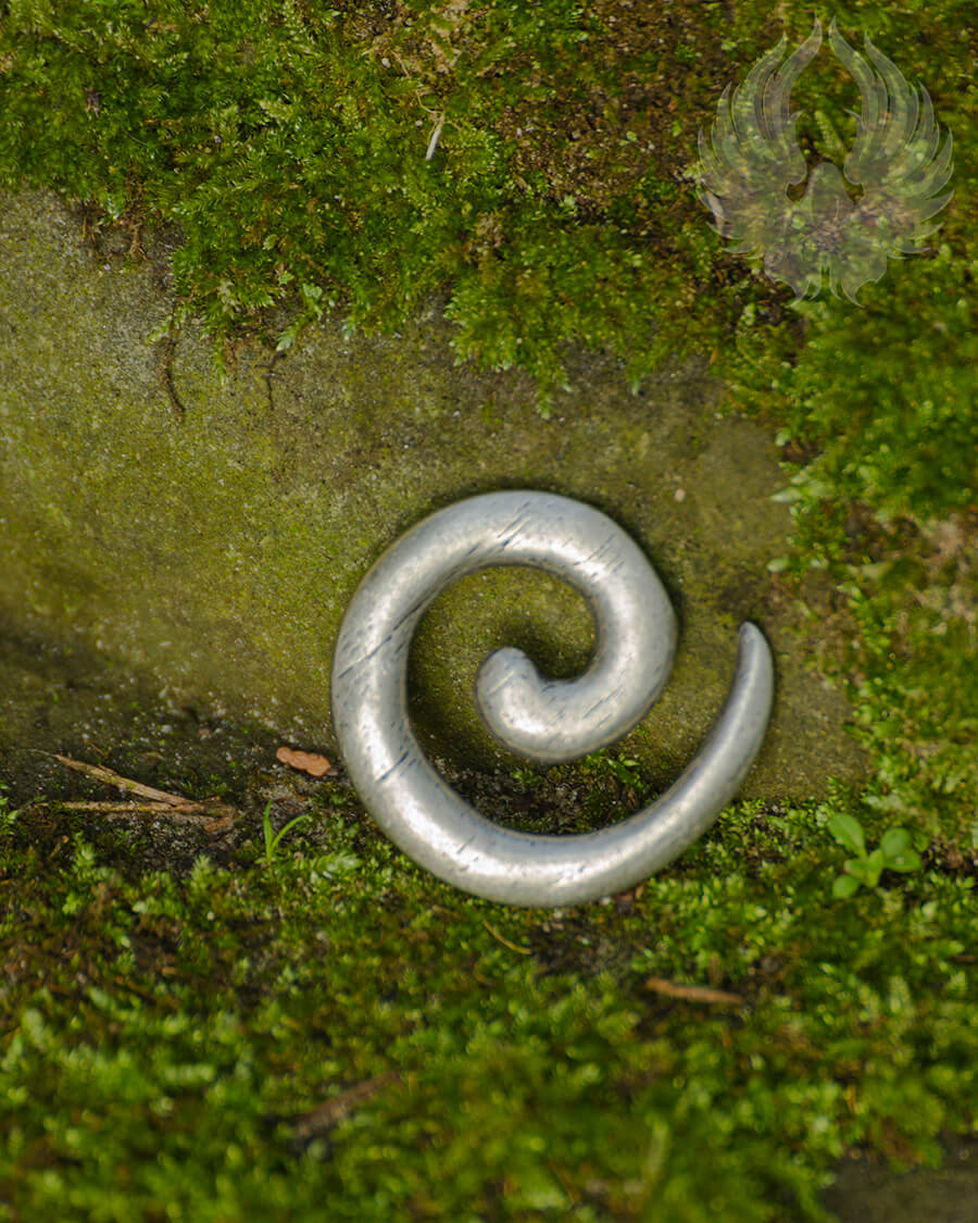 Trede spiral hook silver