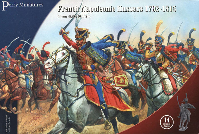 FN140 Plastic French Napoleonic Hussar box set (14 hussars)