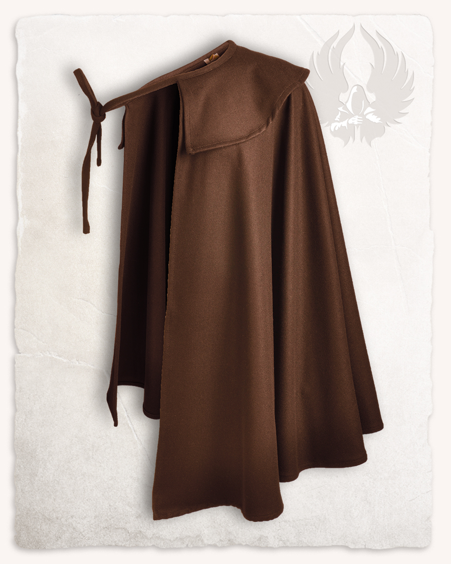 Tilly cloak wool brown Discontinued