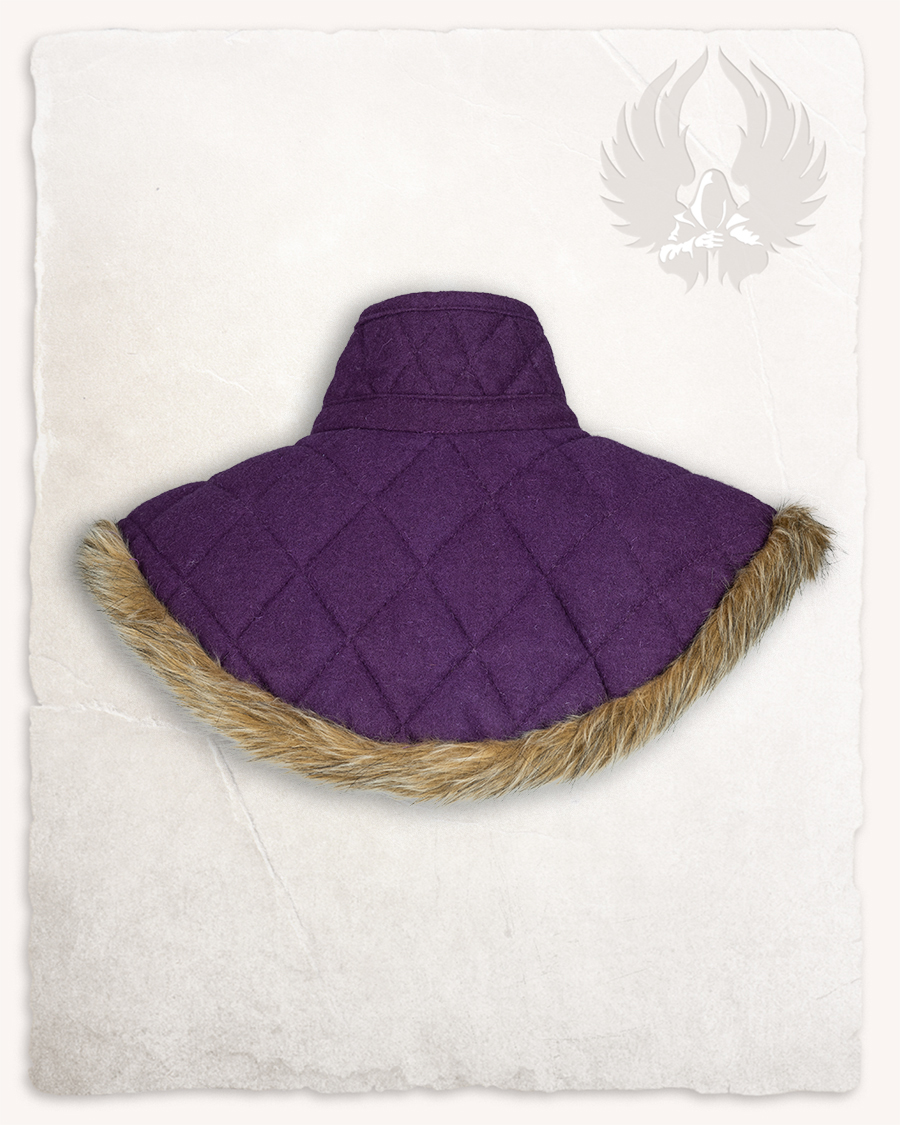 Nimue lined gorget wool puple