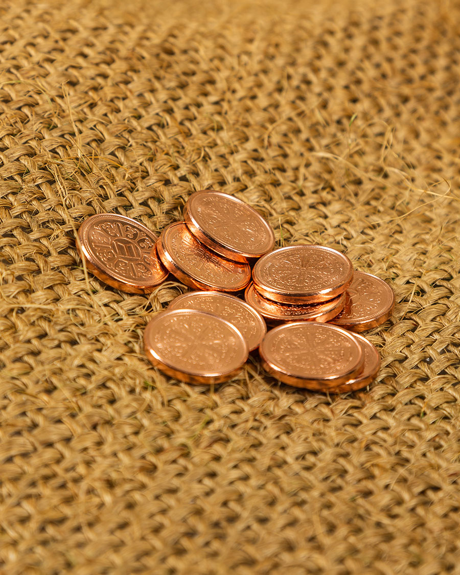 Larp coin copper set of 10