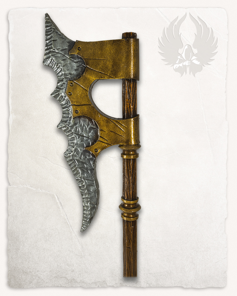 Brode two-handed barbarian axe