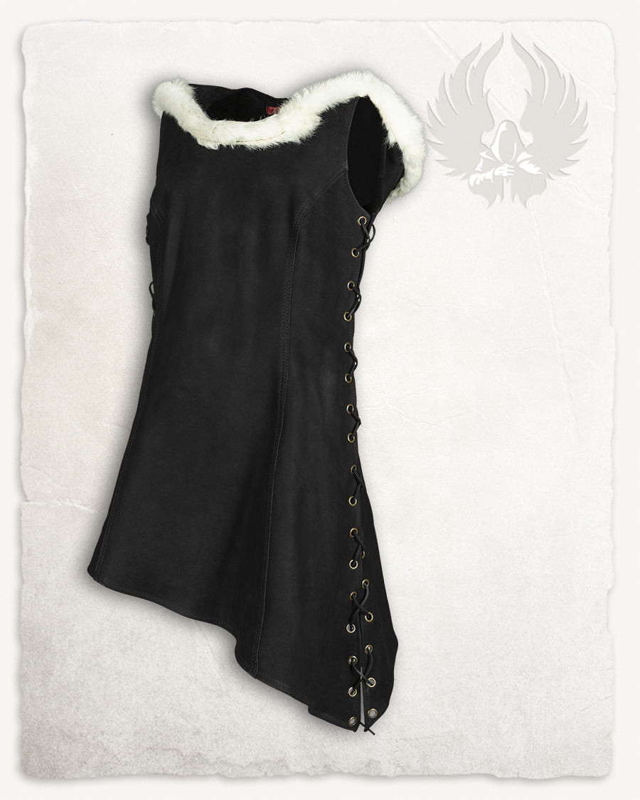 Freya hooded dress black