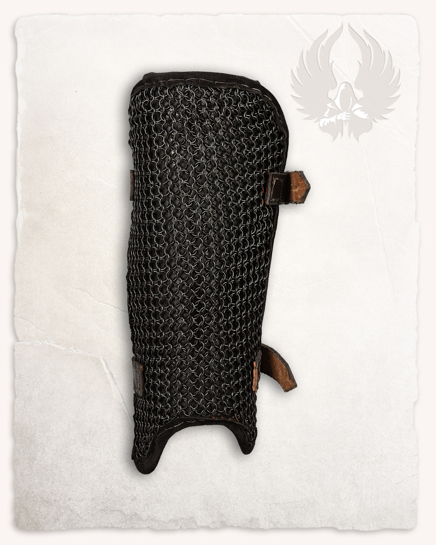 Connor chainmail greaves browned