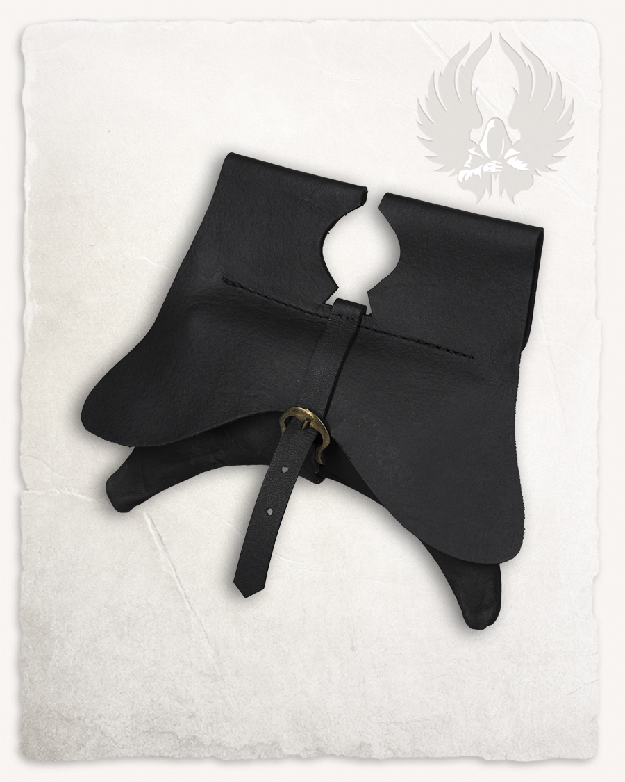 Calvert kidney-shaped belt bag small black