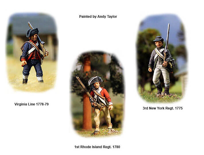 AW 250 American War of Independence Continental Infantry 1776-1783