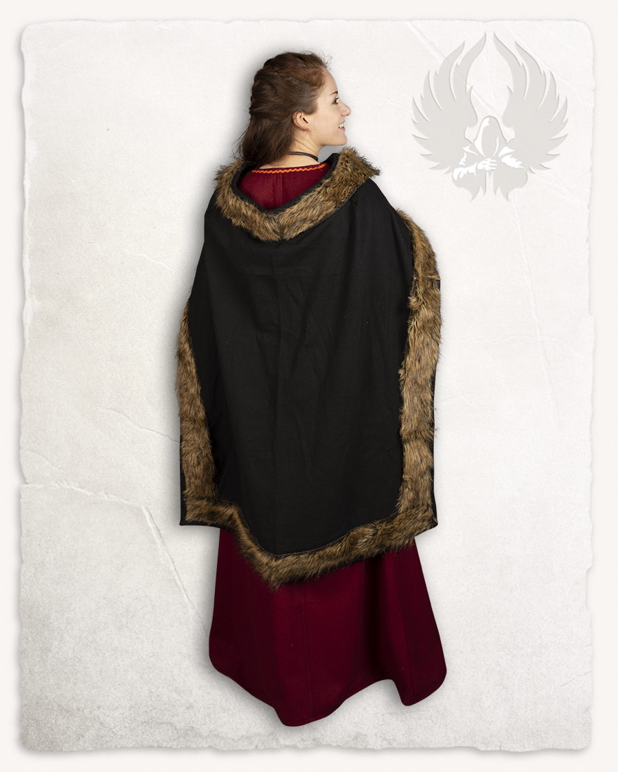 Bjorn cape with faux fur Discontinued