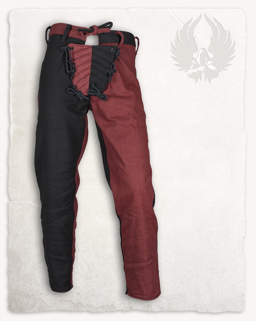 Gustav - Pantalon noir et rouge