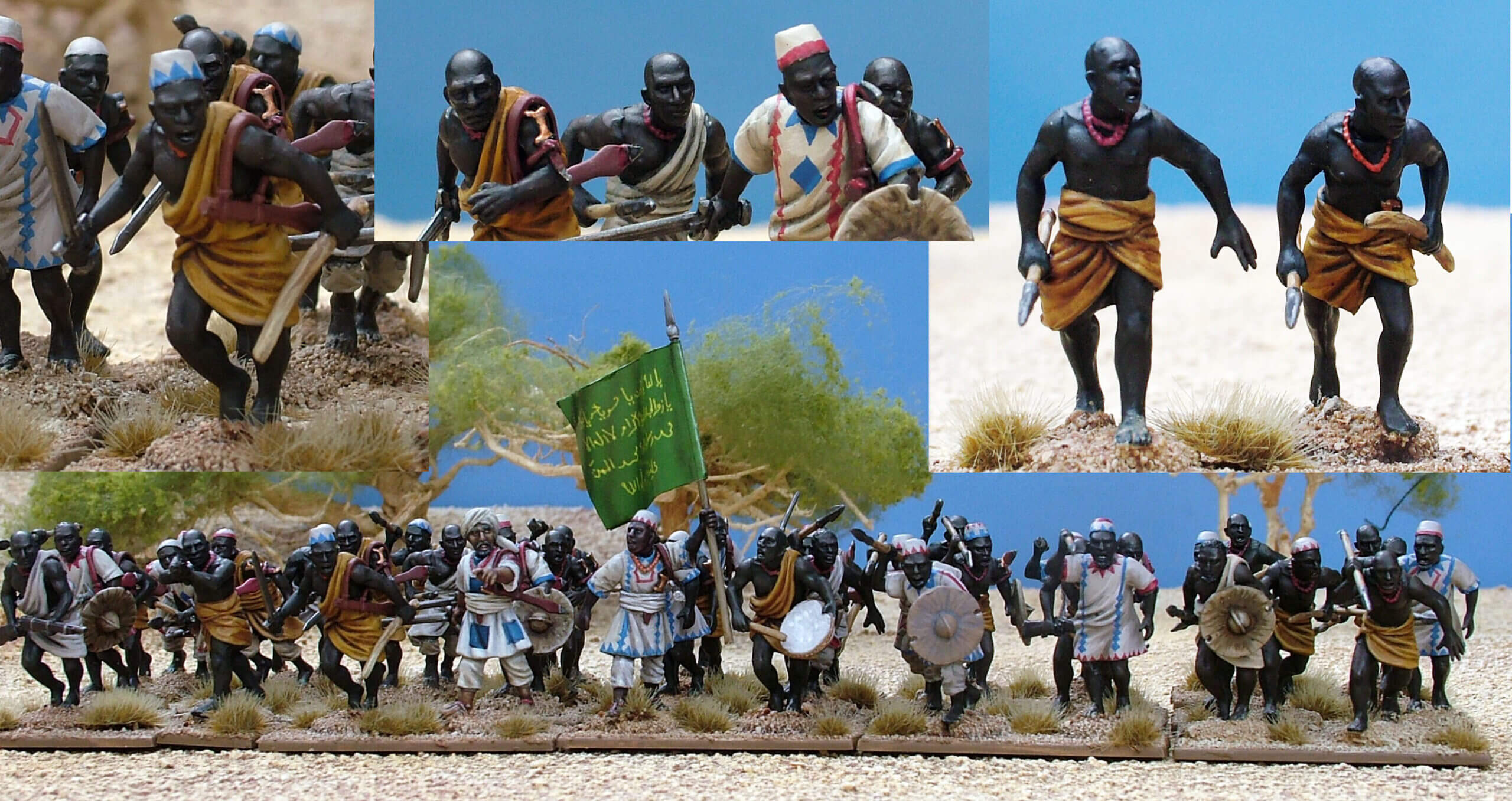  SA30 Plastic Mahdist Ansar 13 Sudanese Tribesmen 1881-1885 