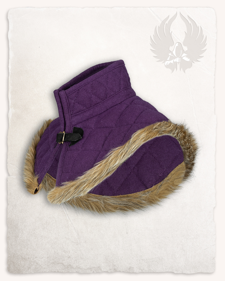 Nimue lined gorget wool puple