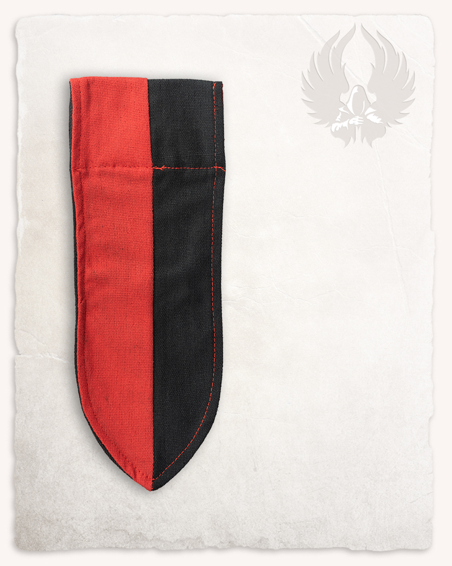 Korbin belt badge red/black