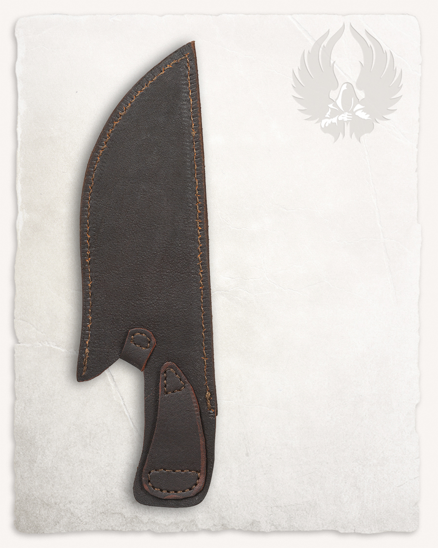 Witold leather sheath for hunting knife brown