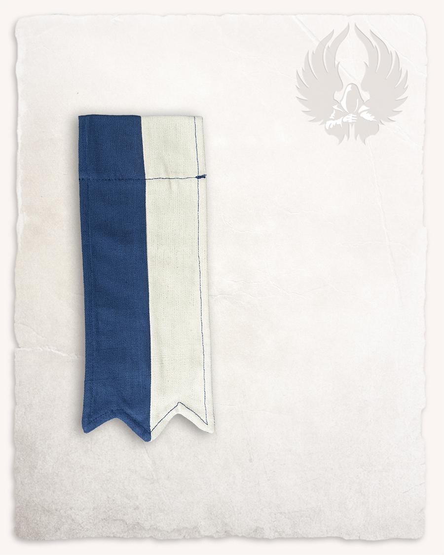 Korbin - Insigne de ceinture bleu et blanc crème