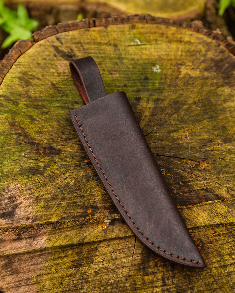 Brid knife leather sheath brown