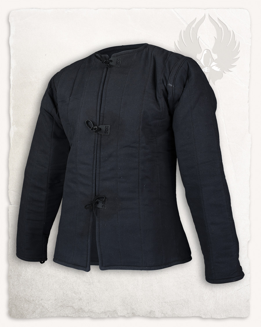 Aulber Gambeson in canvas nero