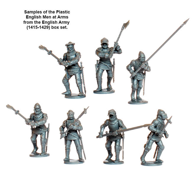 AO 40 English Army 1415-1429 (36 figures) 