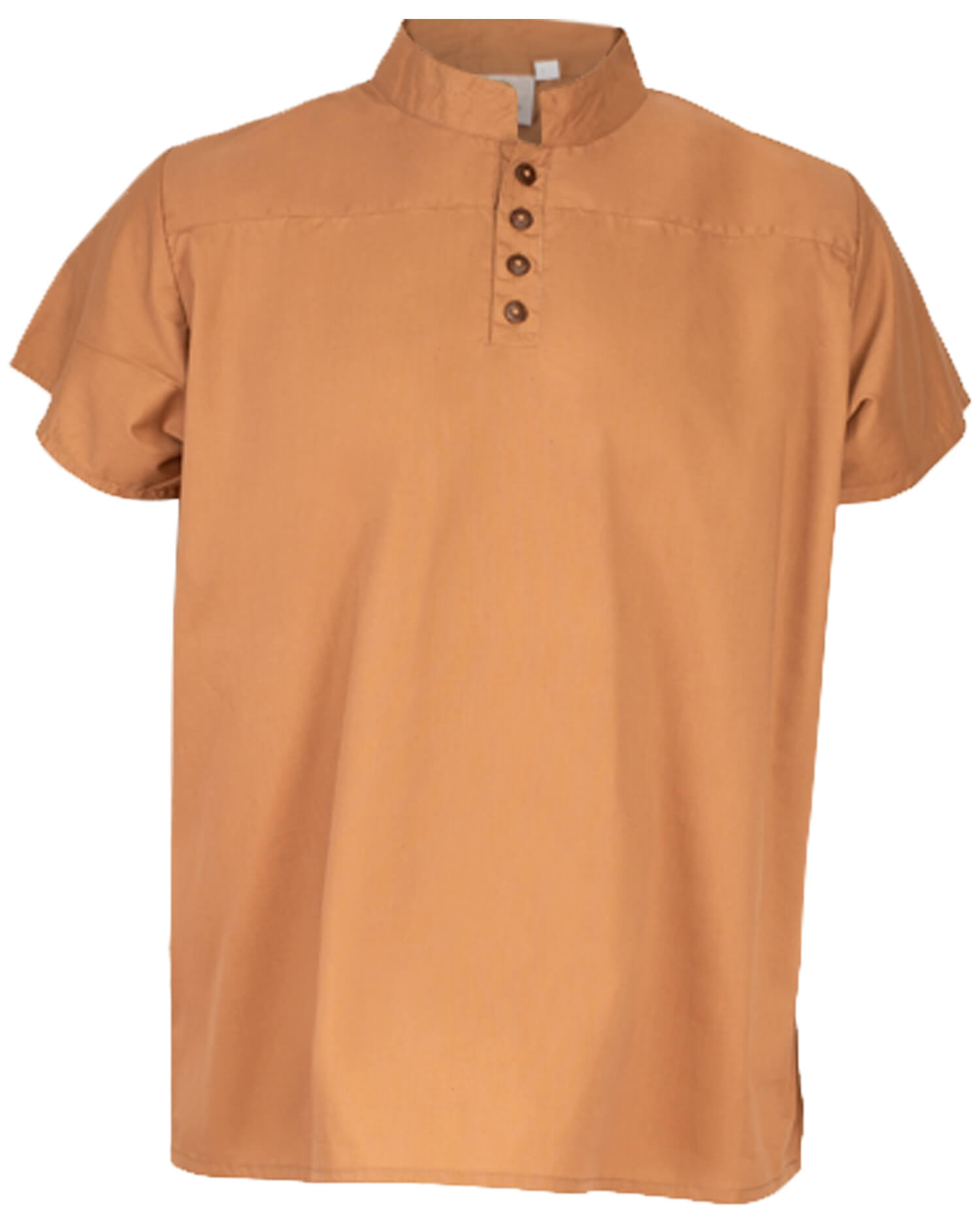 Bartold Hemd kurzarm leichte Baumwolle sand XL