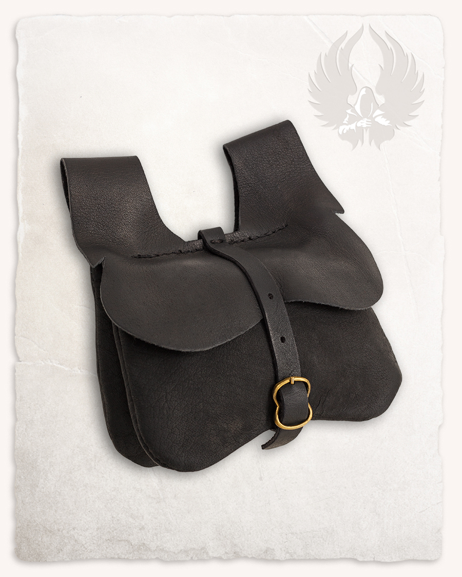 Calvert kidney-shaped belt bag large black