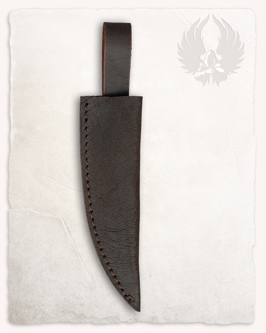 Serena knife leather sheath brown
