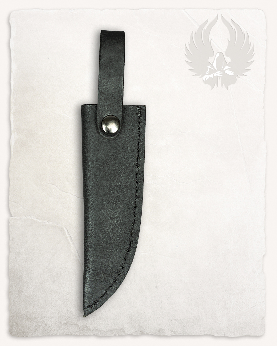 Limm knife leather sheath black