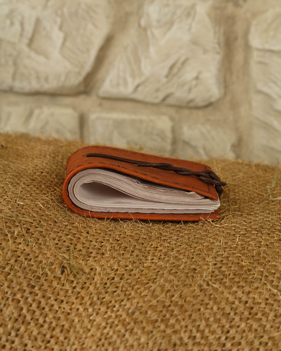 Pocketbook with leather cover